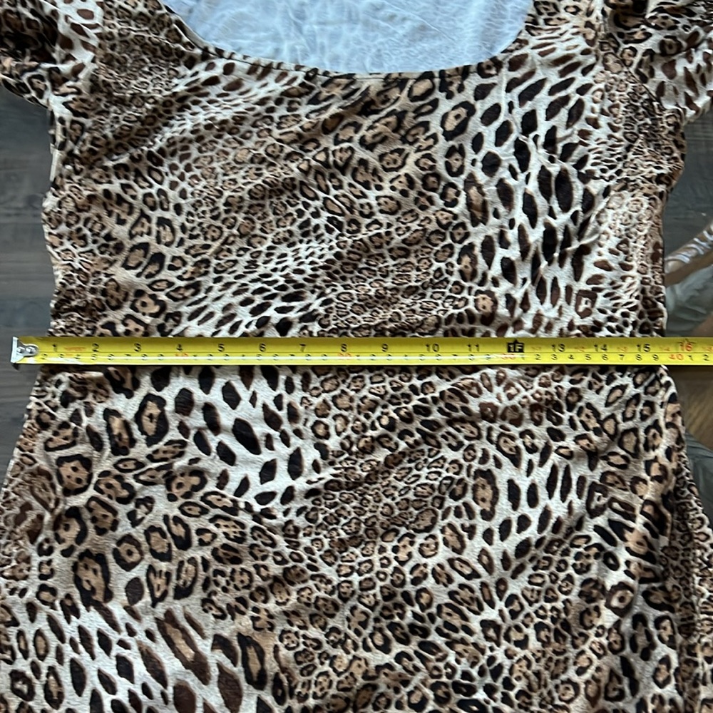 Cache Leopard dress L - Picture 4 of 10